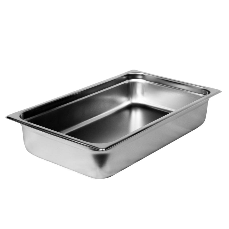 Thunder Full Size, 4" Deep, Anti-Jam, Heavy-Duty, Stainless Steel 18-8, 304 Material, True 25 Gauge, NSF, Each