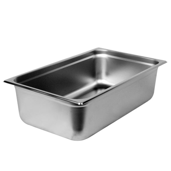 Thunder Full Size, 6" Deep, Anti-Jam, Heavy-Duty, Stainless Steel 18-8, 304 Material, True 25 Gauge, NSF, Each