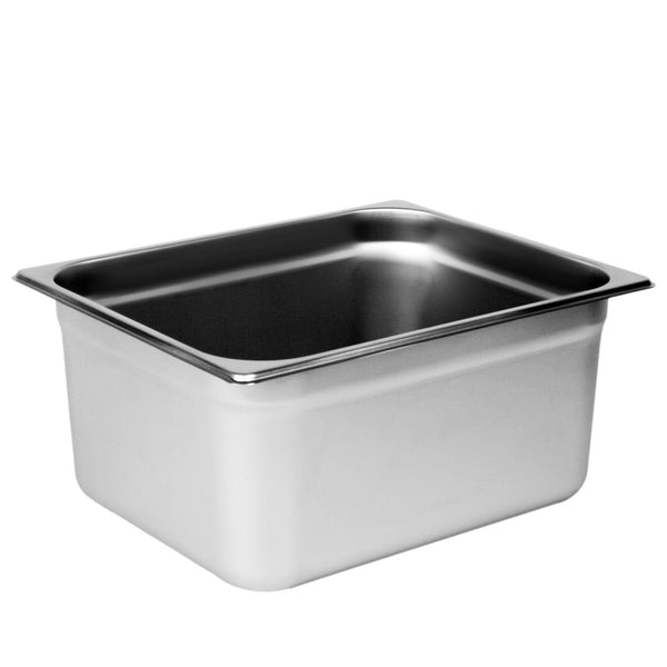 Thunder Half Size, 6" Deep, Anti-Jam, Heavy-Duty, Stainless Steel 18-8, 304 Material, True 24 Gauge, NSF, Each