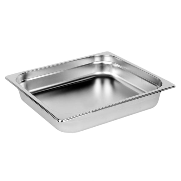 Thunder Two-Thirds Size, 2-1/2" Deep, Anti-Jam, Heavy-Duty, Stainless Steel 18-8, 304 Material, True 24 Gauge, NSF, Each
