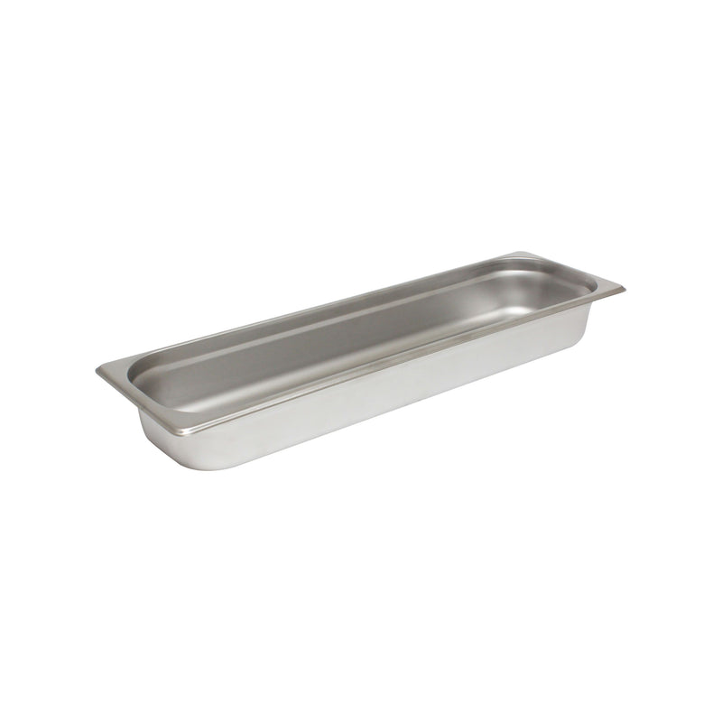 Thunder Half Size, 2-1/2" Deep, Perforated, Anti-Jam, Heavy-Duty, Stainless Steel 18-8, 304 Material, True 24 Gauge, NSF, Each