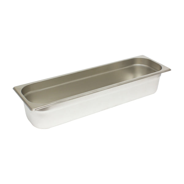 Thunder Half Size, 4" Deep, Anti-Jam, Heavy-Duty, Stainless Steel 18-8, 304 Material, True 24 Gauge, NSF, Each