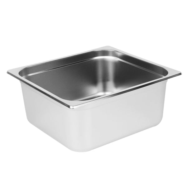 Thunder Two-Thirds Size, 6" Deep, Anti-Jam, Heavy-Duty, Stainless Steel 18-8, 304 Material, True 22 Gauge, NSF, Each