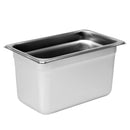 Thunder Quarter Size, 6" Deep, Anti-Jam, Heavy-Duty, Stainless Steel 18-8, 304 Material, True 25 Gauge, NSF, Each