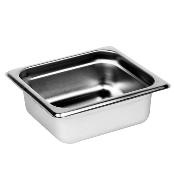 Thunder Sixth Size, 2-1/2" Deep, Anti-Jam, Heavy-Duty, Stainless Steel 18-8, 304 Material, True 25 Gauge, NSF, Each