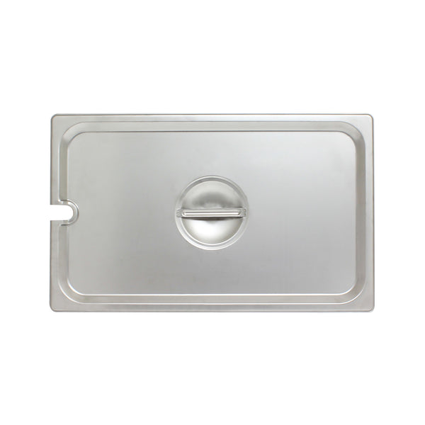 Thunder Solid Cover for Full Size Steam Pans, Stainless Steel 18-8, 304 Material, True 24 Gauge, NSF, Each