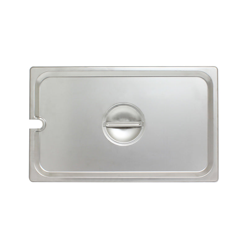 Thunder Solid Cover for Full Size Steam Pans, Stainless Steel 18-8, 304 Material, True 24 Gauge, NSF, Each