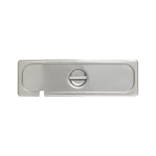Thunder Slotted Cover for Half Size Long Steam Pans, Stainless Steel 18-8, 304 Material, True 24 Gauge, NSF, Each