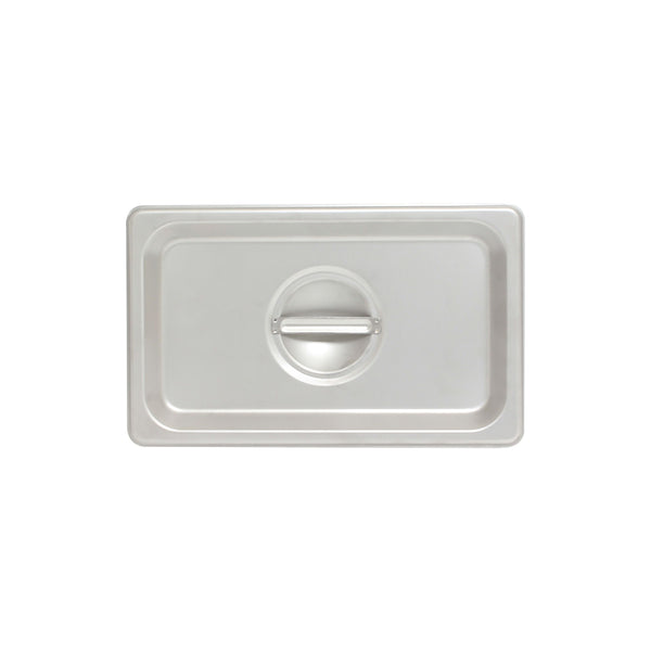 Thunder Solid Cover for Third Size Steam Pans, Stainless Steel 18-8, 304 Material, True 24 Gauge, NSF, Each
