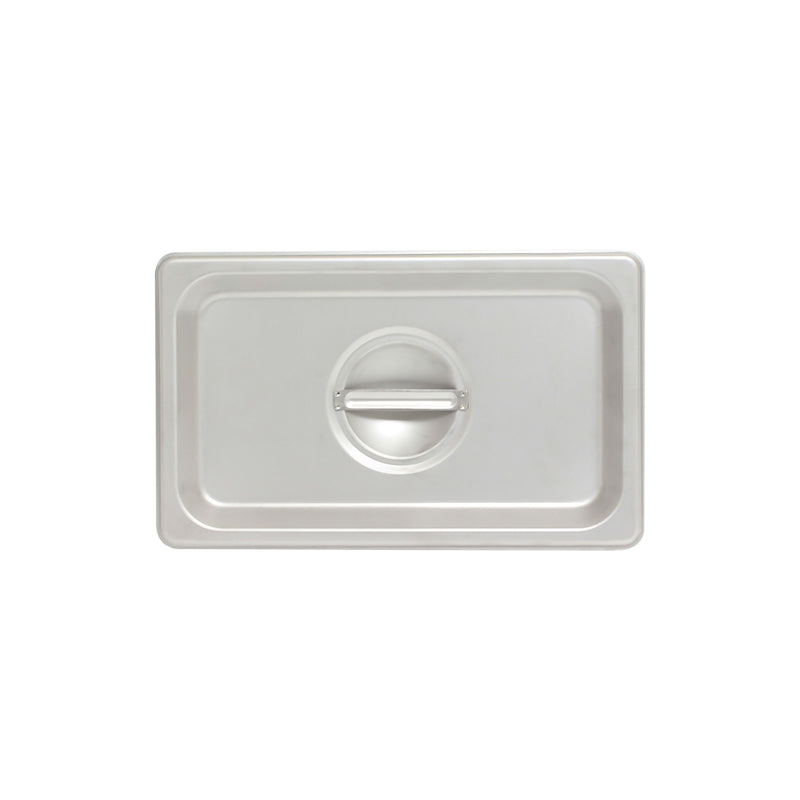 Thunder Solid Cover for Quarter Size Steam Pans, Stainless Steel 18-8, 304 Material, True 24 Gauge, NSF, Each