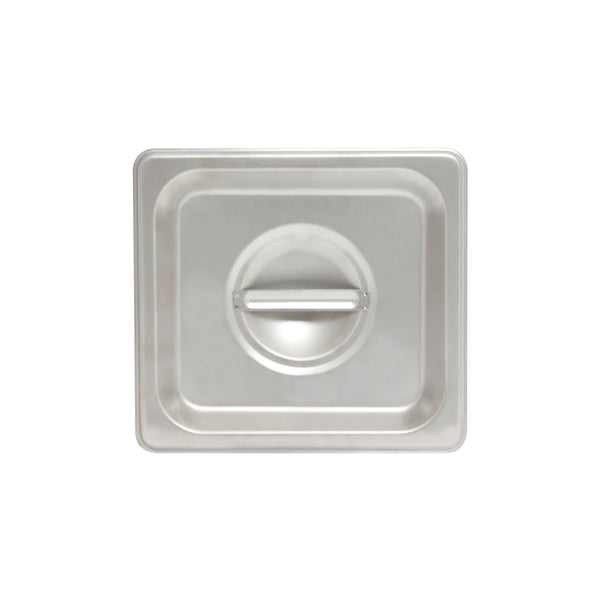 Thunder Solid Cover for Sixth Size Steam Pans, Stainless Steel 18-8, 304 Material, True 24 Gauge, NSF, Each