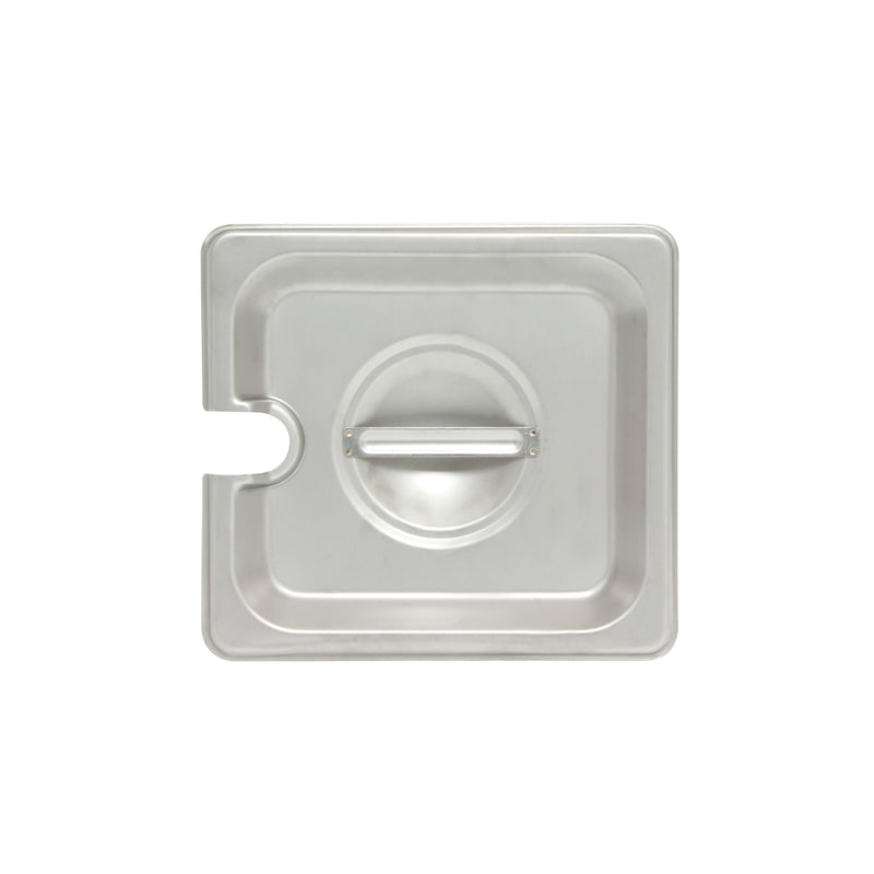 Thunder Slotted Cover for Sixth Size Steam Pans, Stainless Steel 18-8, 304 Material, True 24 Gauge, NSF, Each