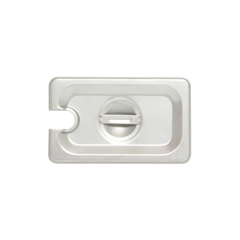 Thunder Solid Cover for Ninth Size Steam Pans, Stainless Steel 18-8, 304 Material, True 24 Gauge, NSF, Each
