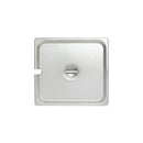 Thunder Slotted Cover for Two-Thirds Size Steam Pans, Stainless Steel 18-8, 304 Material, True 24 Gauge, NSF, Each