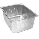 Thunder Full Size, 6" Deep, Perforated, Anti-Jam, Heavy-Duty, Stainless Steel 18-8, 304 Material, True 24 Gauge, NSF, Each