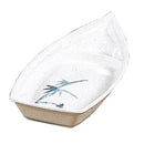 Thunder 54 Oz, 16-1/4" X 7-1/8" X 2-5/8", Sushi Boat, Blue Bamboo, Melamine, Dozen