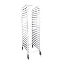 Thunder 20-1/4" X 26" X 69-1/4", 20-Tier Sheet Pan Rack With 4 Casters, Aluminum, Holds 20 Full Size Sheet Pans Or 40 Half Size Sheet Pans, Each