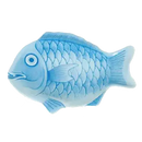 Thunder 12" Fish Shape Melamine Platter, Blue Color, Melamine, Dozen