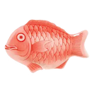 Thunder 14" Fish Shape Melamine Platter, Red Color, Melamine, Dozen