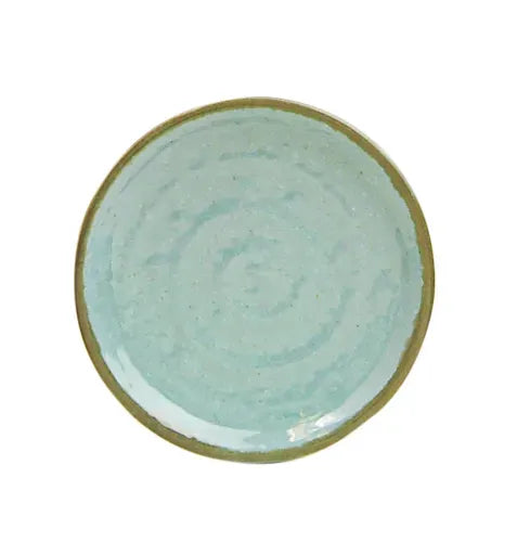 Thunder 4" Diameter X 1/2" Height, Round Plate, Seaside, Melamine, Dozen