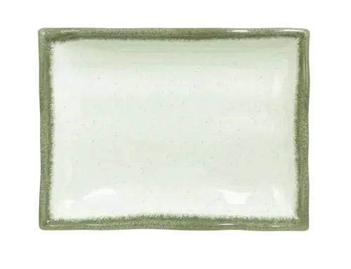 Thunder 8 Oz, 6-1/4" X 4-3/4" X 1-1/8", Wavy Rectangular Plate, Victoria, Melamine, Dozen