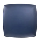 Thunder 12" X 12", 1" Deep, Square Plate, Classic Stone Blue, Melamine, Dozen