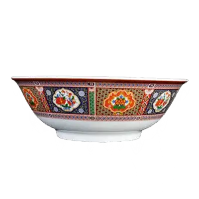 Thunder 96 Oz, 11" Diameter X 3-3/4" Height, Rimless Bowl, Peacock, Melamine, Dozen