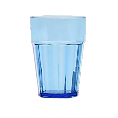 Thunder 14 Oz, 3-1/4" Diameter X 5-1/8" Height, Diamond Tumbler, Blue Color, Polycarbonate, Dozen
