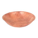 Thunder 6" Diameter X 1-1/2" Height, Woven Wood Bowl, Keyaki Wood, 3 Ply, 1.7mm Thickness, Dozen