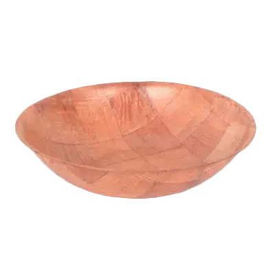 Thunder 6" Diameter X 1-1/2" Height, Woven Wood Bowl, Keyaki Wood, 3 Ply, 1.7mm Thickness, Dozen