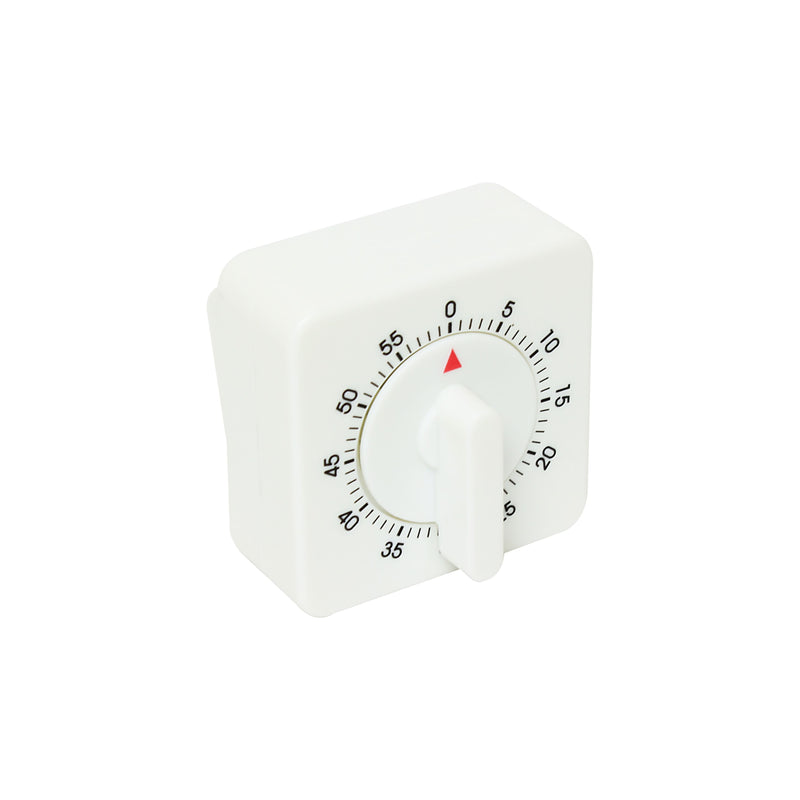 Thunder 60 minutes Timers, Mechanical Dial, Sounds with a Long persistent Long ring, Acrylonitrile Butadiene Styrene, Each