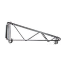 Thunder 18" x 11-1/4" x 1-4/7", Direct Wall Bracket, Double Shelf Support, Chrome Plated Wire, NSF, Each