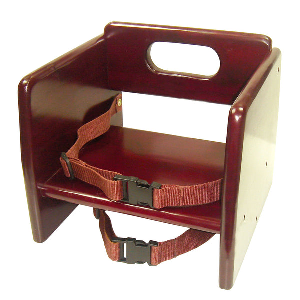 Thunder 11-4/5" x 11-4/5" x 10-5/8", Mahogany Finished, Children Booster Seat, Each