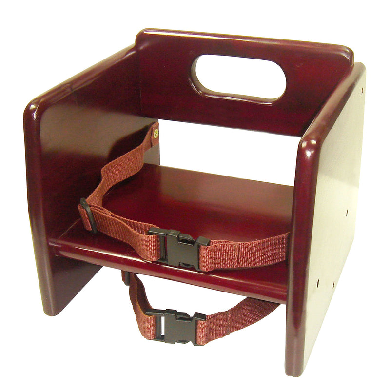 Thunder 11-4/5" x 11-4/5" x 10-5/8", Mahogany Finished, Children Booster Seat, Each