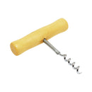 Thunder 4" x 4" x 3/4" Cork Screw, with Wooden Handle, Each
